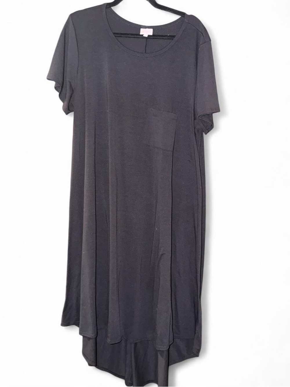 LuLaRoe Black Maxi T-Shirt Dress 3XL